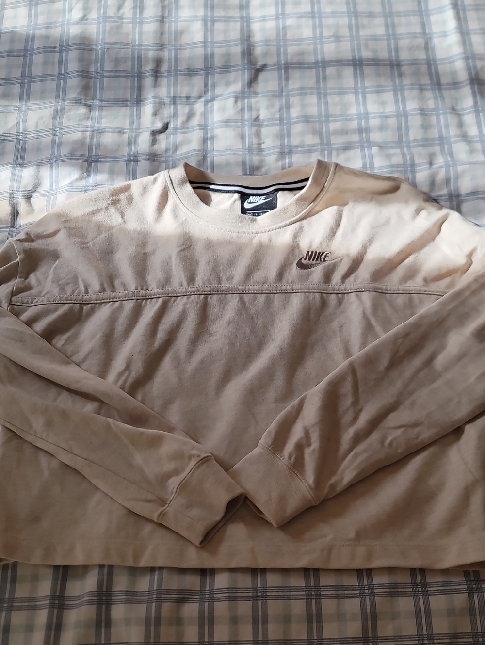 Nike Men's Crewneck Sweatshirt in Beige
